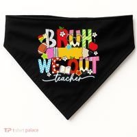 Bruh We Out Teacher Summer Last Dat Of School USA-Made Doggie Bandana thumb 0