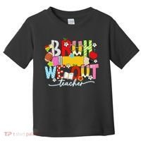 Bruh We Out Teacher Summer Last Dat Of School Toddler T-Shirt thumb 0