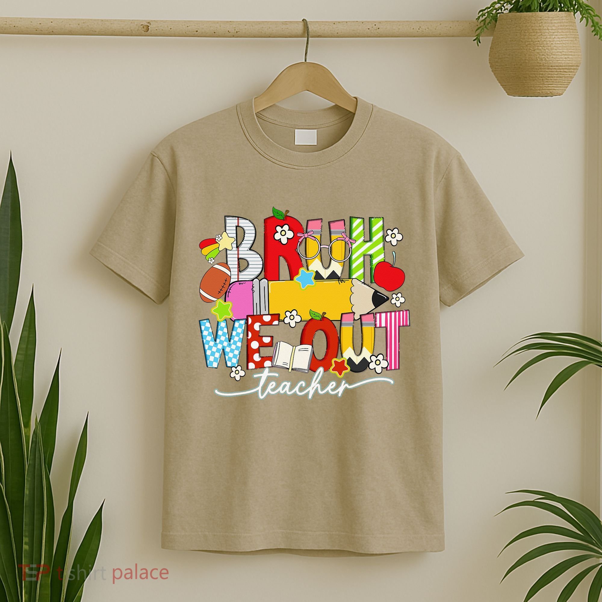 Bruh We Out Teacher Summer Last Dat Of School T-Shirt