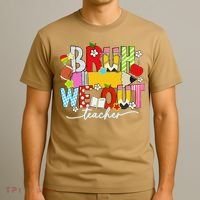 Bruh We Out Teacher Summer Last Dat Of School T-Shirt thumb 3