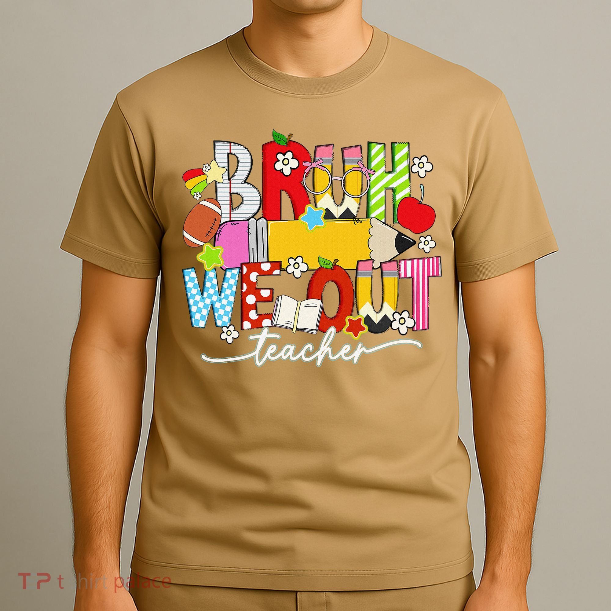 Bruh We Out Teacher Summer Last Dat Of School T-Shirt