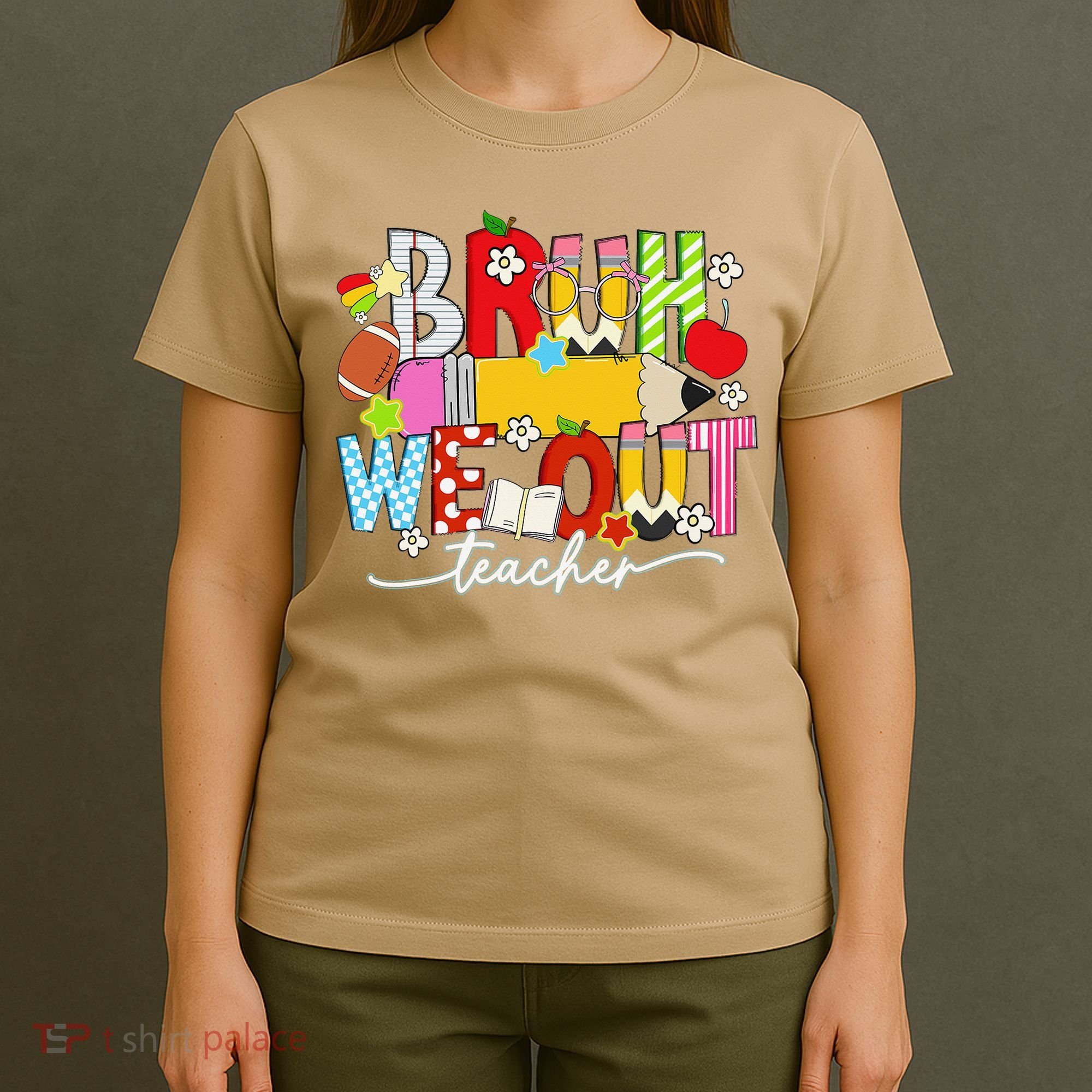 Bruh We Out Teacher Summer Last Dat Of School T-Shirt