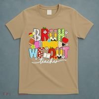Bruh We Out Teacher Summer Last Dat Of School T-Shirt thumb 5