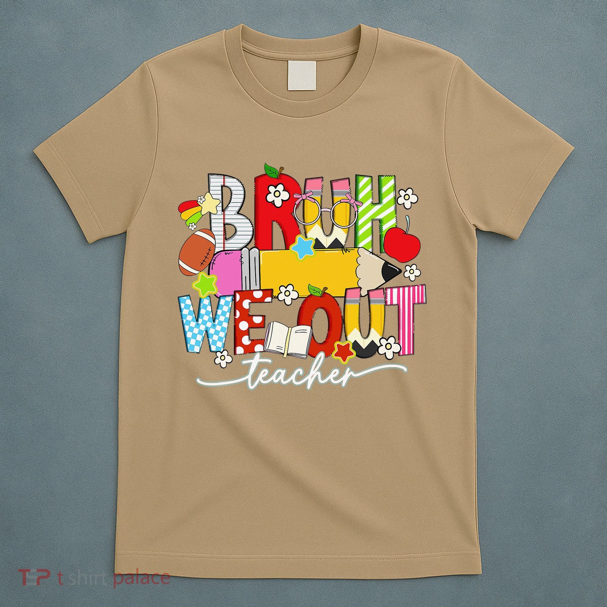 Bruh We Out Teacher Summer Last Dat Of School T-Shirt