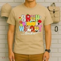 Bruh We Out Teacher Summer Last Dat Of School T-Shirt thumb 6
