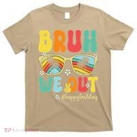 Bruh We Out Happy Last Day Of School Teacher Girl Summer T-Shirt thumb 0