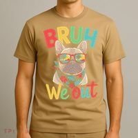 Bruh We Out Teachers Last Day Of School French Bulldog T-Shirt thumb 3