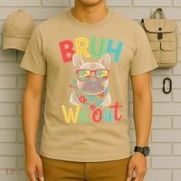 Bruh We Out Teachers Last Day Of School French Bulldog T-Shirt thumb 6