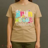 Bruh We Out Teachers End Of School Year Teacher Summer T-Shirt thumb 4