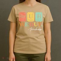 Bruh We Out Teacher Retro Vintage End Of Year Holiday T-Shirt thumb 4