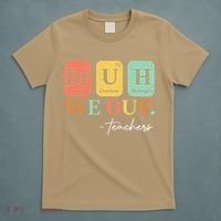 Bruh We Out Teacher Retro Vintage End Of Year Holiday T-Shirt thumb 5