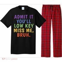 Bruh We Out Admit It Youll Low Key Miss Me Bruh Pajama Set thumb 0