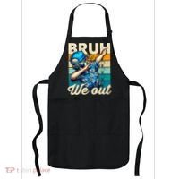 Bruh We Out Dabbing Boy Happy Last Day Of School Apron thumb 0