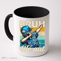 Bruh We Out Dabbing Boy Happy Last Day Of School Coffee Mug thumb 0