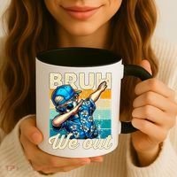 Bruh We Out Dabbing Boy Happy Last Day Of School Coffee Mug thumb 3