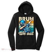 Bruh We Out Dabbing Boy Happy Last Day Of School Women's Hoodie thumb 0