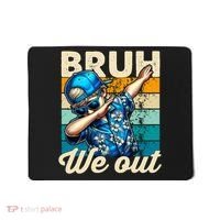Bruh We Out Dabbing Boy Happy Last Day Of School Mousepad thumb 0