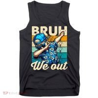 Bruh We Out Dabbing Boy Happy Last Day Of School Tank Top thumb 0
