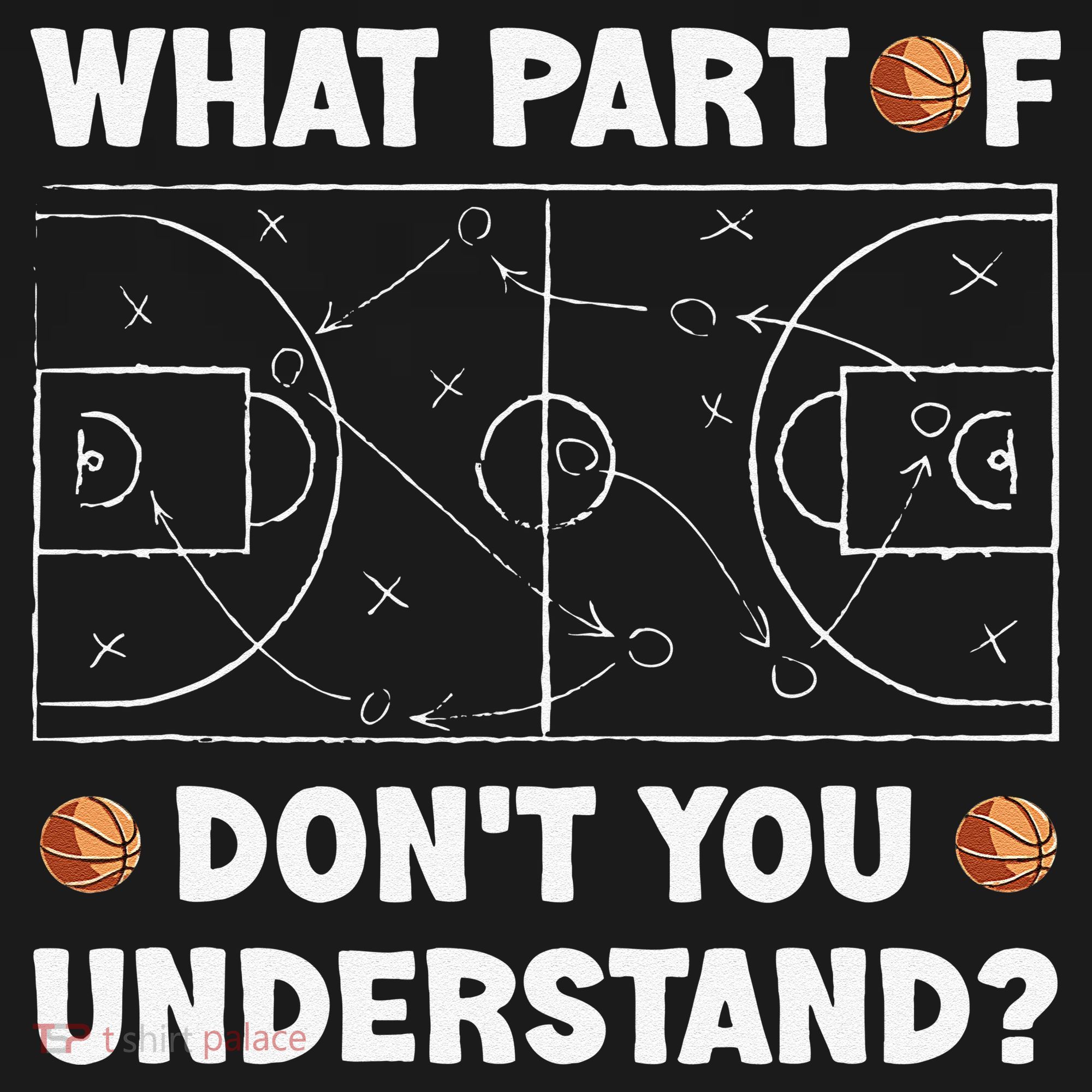 Basketball What Part Of Don't You Understand Funny quote Women's Tank Top