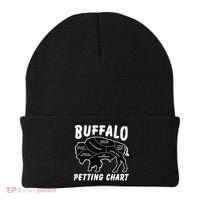 Buffalo Wildlife Petting Chart for Bison Lovers Beanie thumb 0