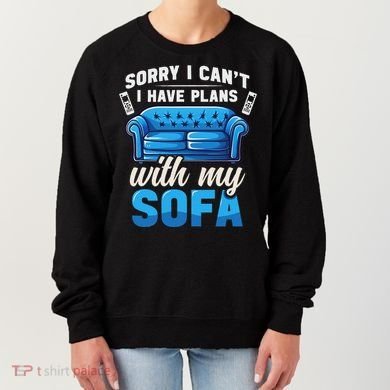 Binge Watching Plans With My Sofa Watching Tv Series Women's Sweatshirt