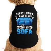 Binge Watching Plans With My Sofa Watching Tv Series Doggie Tank thumb 0