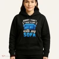 Binge Watching Plans With My Sofa Watching Tv Series Hoodie thumb 5