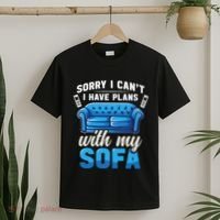 Binge Watching Plans With My Sofa Watching Tv Series T-Shirt thumb 2