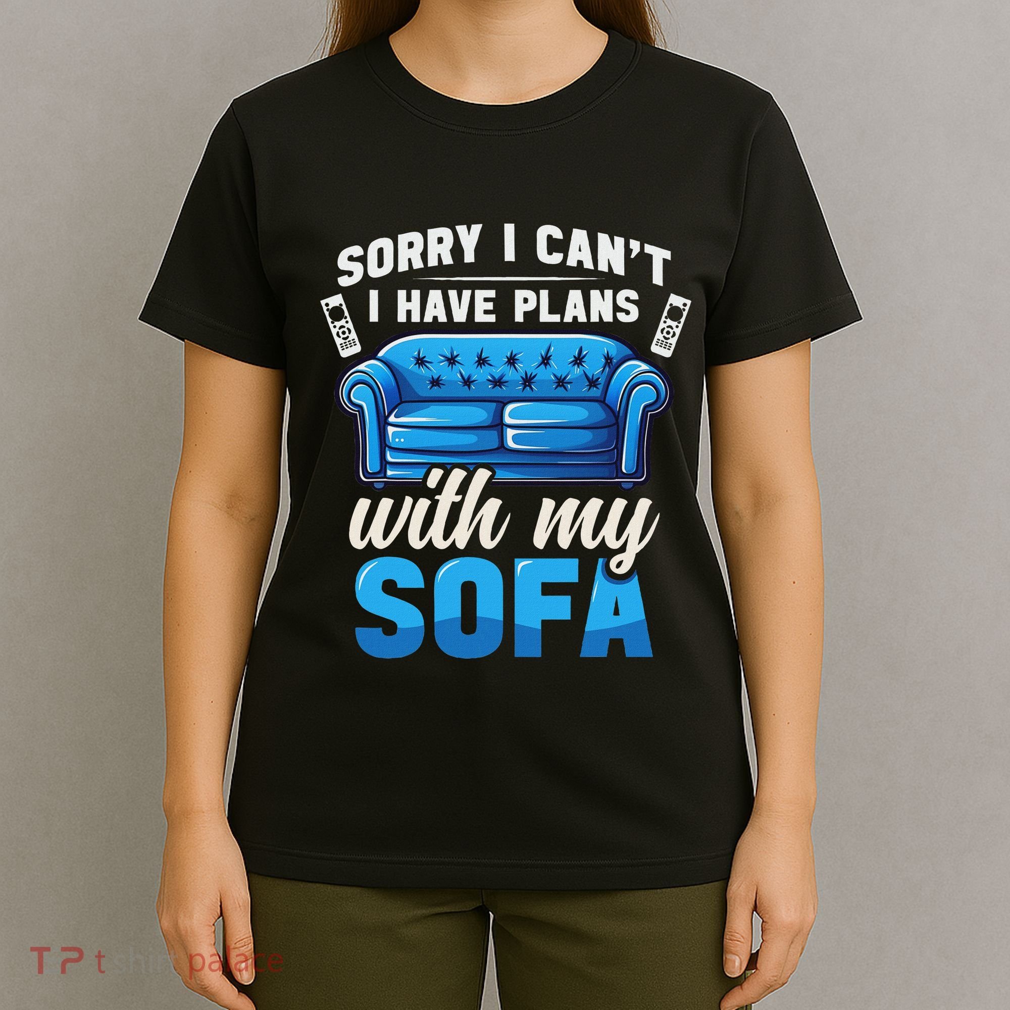 Binge Watching Plans With My Sofa Watching Tv Series T-Shirt