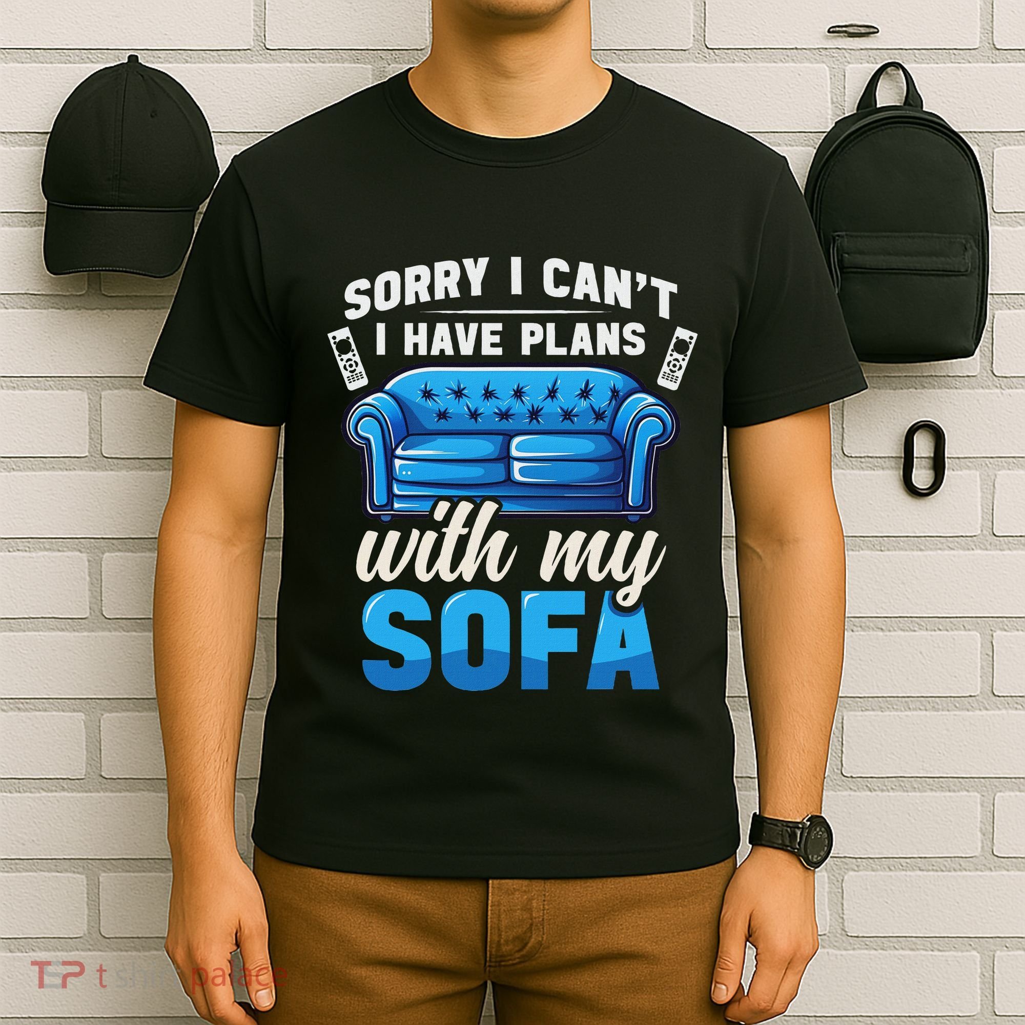 Binge Watching Plans With My Sofa Watching Tv Series T-Shirt