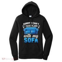 Binge Watching Plans With My Sofa Watching Tv Series Women's Hoodie thumb 0