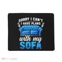 Binge Watching Plans With My Sofa Watching Tv Series Mousepad thumb 0