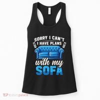 Binge Watching Plans With My Sofa Watching Tv Series Women's Tank Top thumb 0