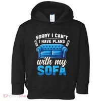 Binge Watching Plans With My Sofa Watching Tv Series Toddler Hoodie thumb 0