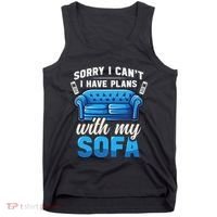 Binge Watching Plans With My Sofa Watching Tv Series Tank Top thumb 0