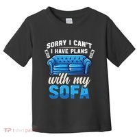 Binge Watching Plans With My Sofa Watching Tv Series Toddler T-Shirt thumb 0
