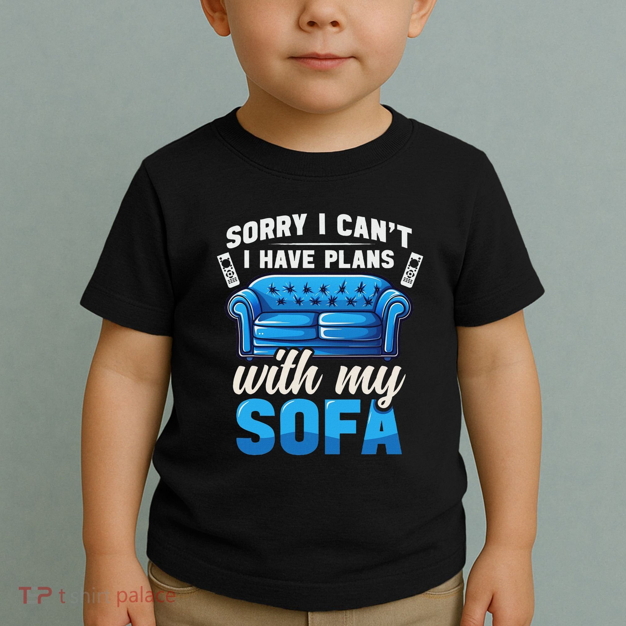 Binge Watching Plans With My Sofa Watching Tv Series Toddler T-Shirt