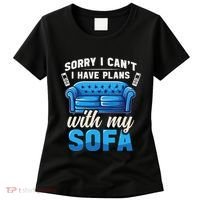 Binge Watching Plans With My Sofa Watching Tv Series Women's T-Shirt thumb 0