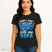 Binge Watching Plans With My Sofa Watching Tv Series Women's T-Shirt thumb 4