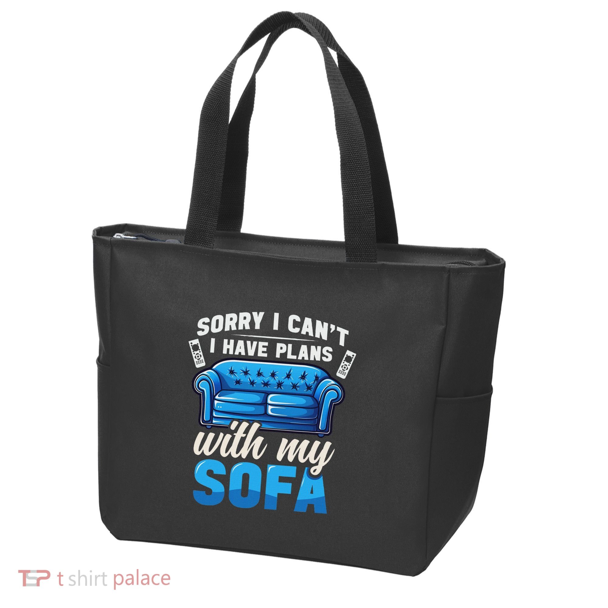 Binge Watching Plans With My Sofa Watching Tv Series Tote Bag