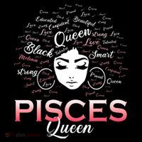 Black Wo Pisces Queen March Birthday Sweatshirt thumb 3