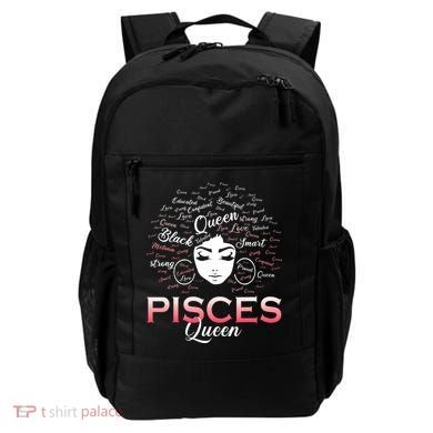 Black Wo Pisces Queen March Birthday Backpack