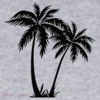 Black White Palm Trees Summer Sun Beach  Women's Sweatshirt thumb 2