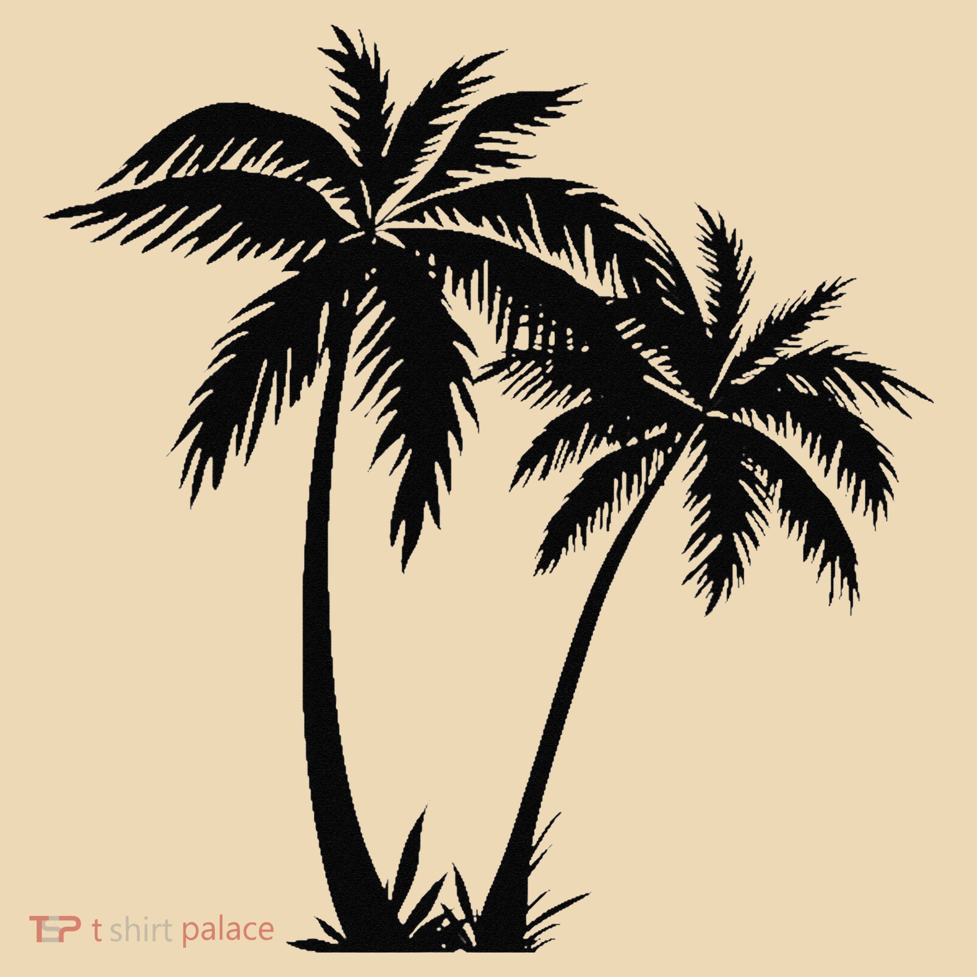 Black White Palm Trees Summer Sun Beach  Tote Bag