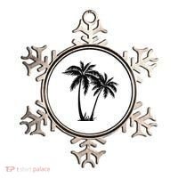 Black White Palm Trees Summer Sun Beach  Ornament thumb 0
