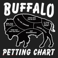 Buffalo Wildlife Petting Chart Ladies Heavyweight Boxy Pullover Hoodie thumb 2