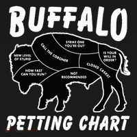 Buffalo Wildlife Petting Chart USA-Made Doggie Bandana thumb 2
