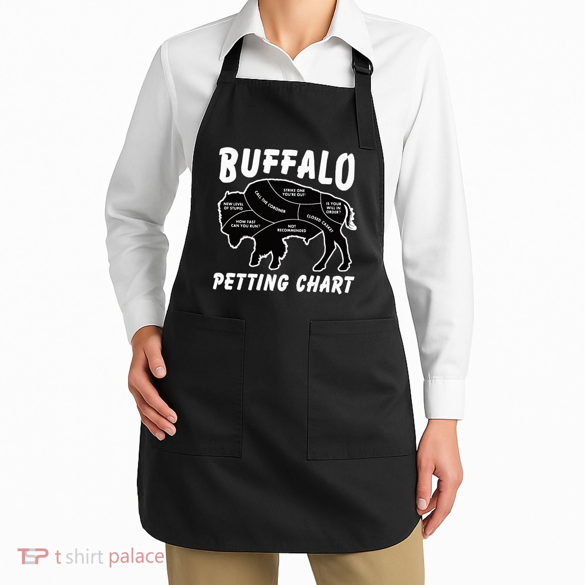 Buffalo Wildlife Petting Chart Apron