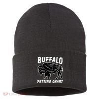 Buffalo Wildlife Petting Chart Sustainable Knit Beanie thumb 0