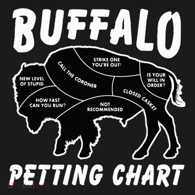 Buffalo Wildlife Petting Chart Sustainable Knit Beanie